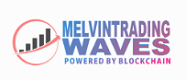 Melvin Trading Waves Logo