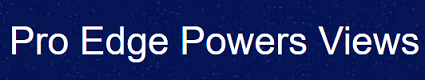 Pro Edge Powers Views Logo